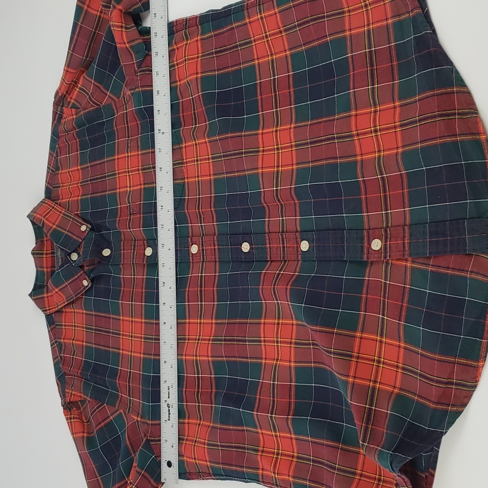 LL Bean Men's Button Front Shirt Size Large - Picture 7 of 9